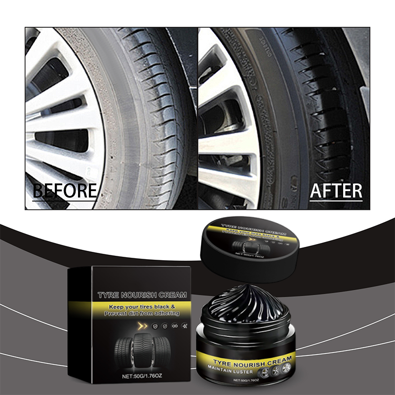 🥳2026 HOT SALE🥳💞50K+ SOLD!💥🚗✨ 50% OFF! Tire Wax – Restores deep black gloss instantly. Blocks UV, repels dirt. Quick & easy application. A showroom shine in minutes. 🚘🕊️