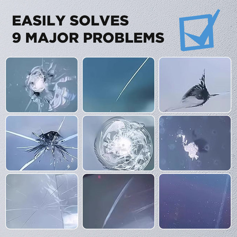 🥳2026 HOT SALE🥳💞50K+ SOLD!🚘💨 50% OFF! Glass Repair Kit – Invisible fix for chips & cracks. No drilling, no mess. Restore clarity & strength. A garage essential. 👴✅