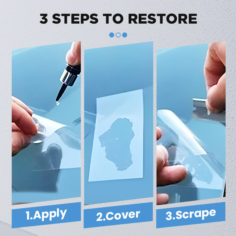 🥳2026 HOT SALE🥳💞50K+ SOLD!🚘💨 50% OFF! Glass Repair Kit – Invisible fix for chips & cracks. No drilling, no mess. Restore clarity & strength. A garage essential. 👴✅