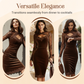 🔥Christmas Limited-Time Offer: 50% OFF!!!🔥Women's Keyhole Neckline Lace Sleeve Mini Dress