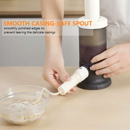 👨‍🍳🌭 Craft Your Unique Flavor! DIY Sausage Stuffer Machine Half Price Hot Sale🍖✨