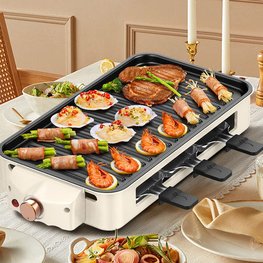 🥳2026 HOT SALE🥳💞50K+ SOLD!🍢💨 50% OFF! Smokeless Electric Grill – Large capacity, detachable & non‑stick. Indoor/outdoor, easy clean. 🧼✨