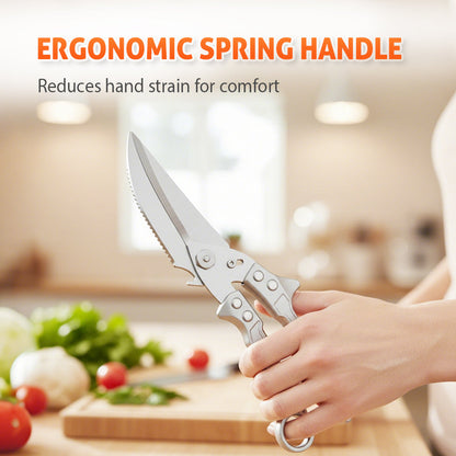 🚰✨ Fully Detachable, Deeply Clean! No More Grease, Heavy-Duty Poultry Scissors