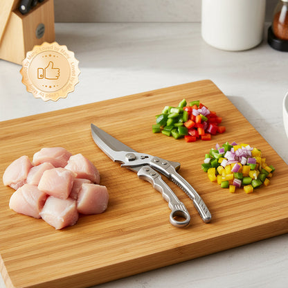 🚰✨ Fully Detachable, Deeply Clean! No More Grease, Heavy-Duty Poultry Scissors
