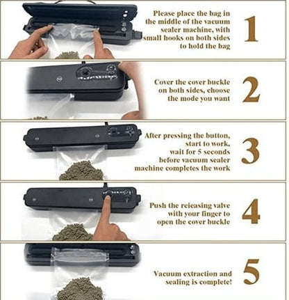 🥳2026 HOT SALE🥳💞50K+ SOLD!💥🧊🔒 Lab-Grade Freshness at Home! Vacuum Sealer Extends Food Life – 50% OFF! 🥦♻️