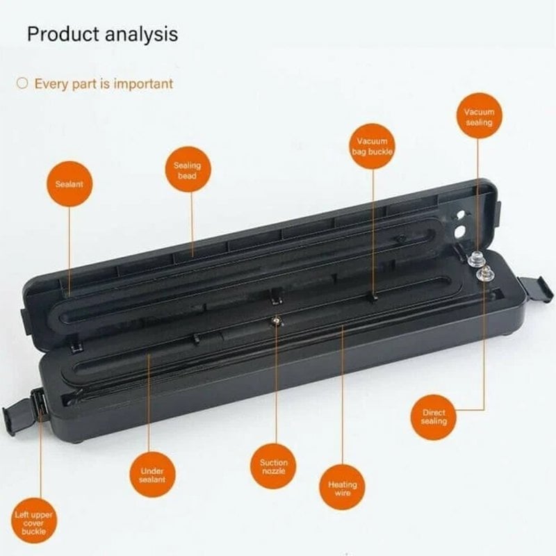 🥳2026 HOT SALE🥳💞50K+ SOLD!💥🧊🔒 Lab-Grade Freshness at Home! Vacuum Sealer Extends Food Life – 50% OFF! 🥦♻️