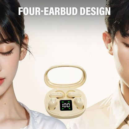 🥳2026 HOT SALE🥳💞50K+ SOLD!🎧 🔋All-Day Comfort, True Wireless Freedom. Dual Earbuds with LED Case – Grab & Go. 🚀📞