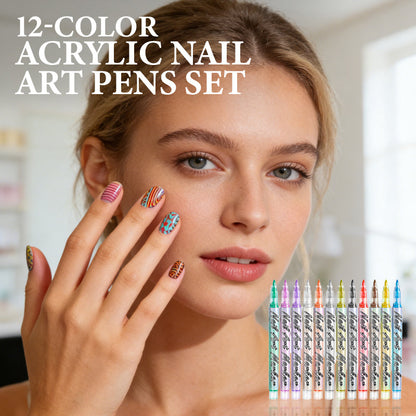 🥳2026 HOT SALE🥳💞50K+ SOLD!💧🔥 50% Off Mega Launch! Unleash Your Creativity with 12 Fine-Tip Nail Art Pens | Create salon-quality, water-based designs effortlessly. DIY like a pro! 💫✨