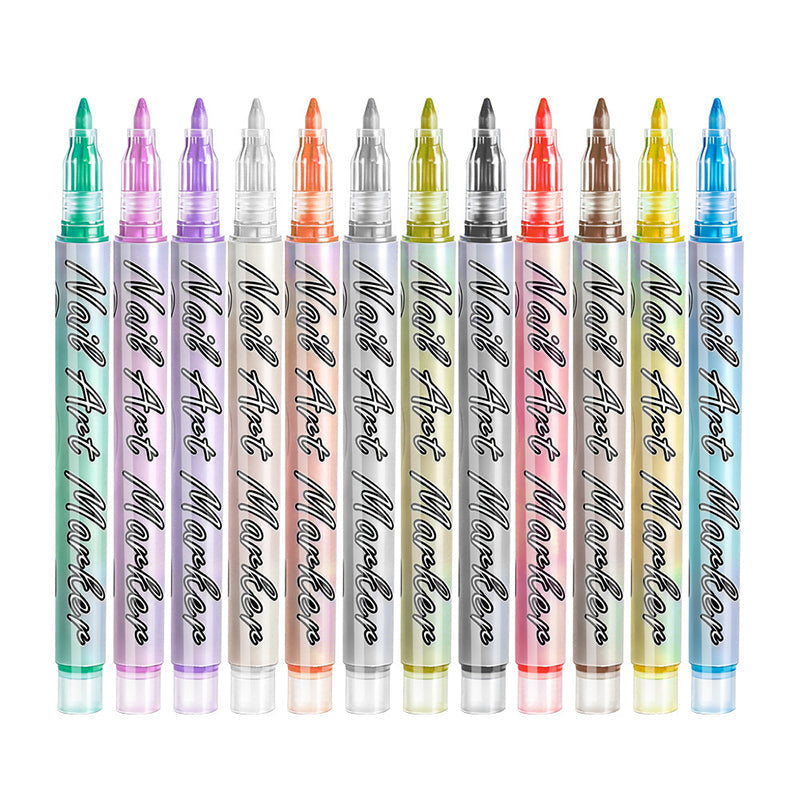🥳2026 HOT SALE🥳💞50K+ SOLD!💧🔥 50% Off Mega Launch! Unleash Your Creativity with 12 Fine-Tip Nail Art Pens | Create salon-quality, water-based designs effortlessly. DIY like a pro! 💫✨
