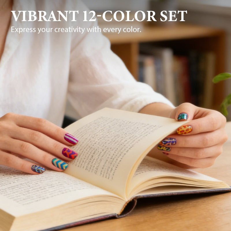 🥳2026 HOT SALE🥳💞50K+ SOLD!💧🔥 50% Off Mega Launch! Unleash Your Creativity with 12 Fine-Tip Nail Art Pens | Create salon-quality, water-based designs effortlessly. DIY like a pro! 💫✨