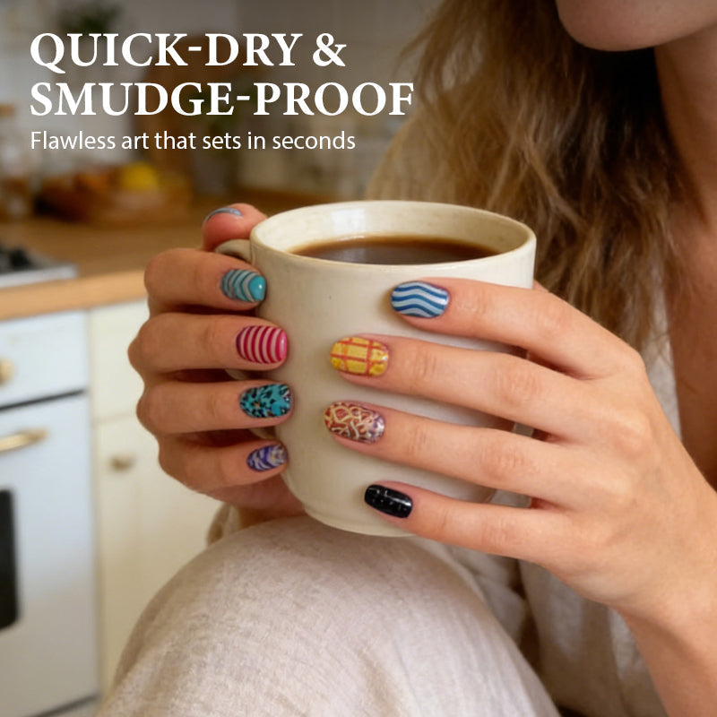 🥳2026 HOT SALE🥳💞50K+ SOLD!💧🔥 50% Off Mega Launch! Unleash Your Creativity with 12 Fine-Tip Nail Art Pens | Create salon-quality, water-based designs effortlessly. DIY like a pro! 💫✨