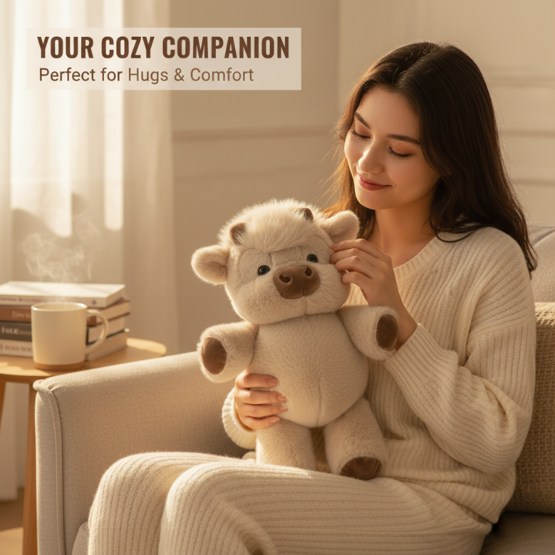 🥳2026 HOT SALE🥳💞50K+ SOLD! 🐮🧸 50% OFF! Highland Cow Soft Toy – 35cm fluffy plush, cloud-soft & cuddle-approved. Perfect gift for kids! 🎁💚