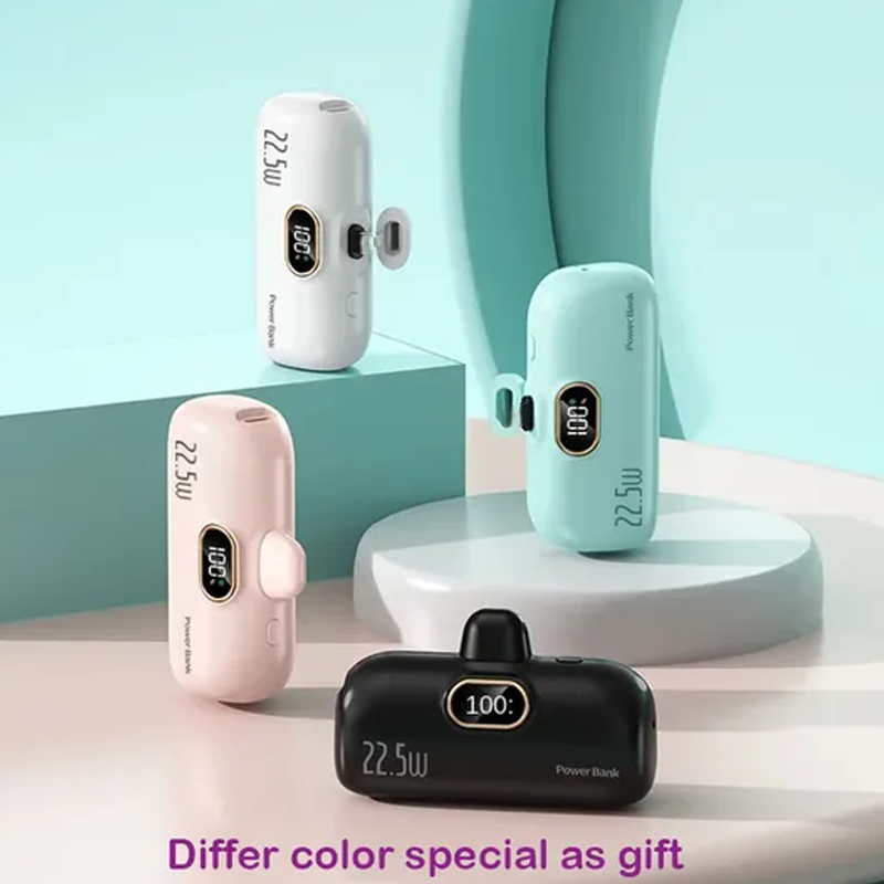 🔋Limited Time Offer ✨ 5000mAh Mini Portable Phone Power Bank