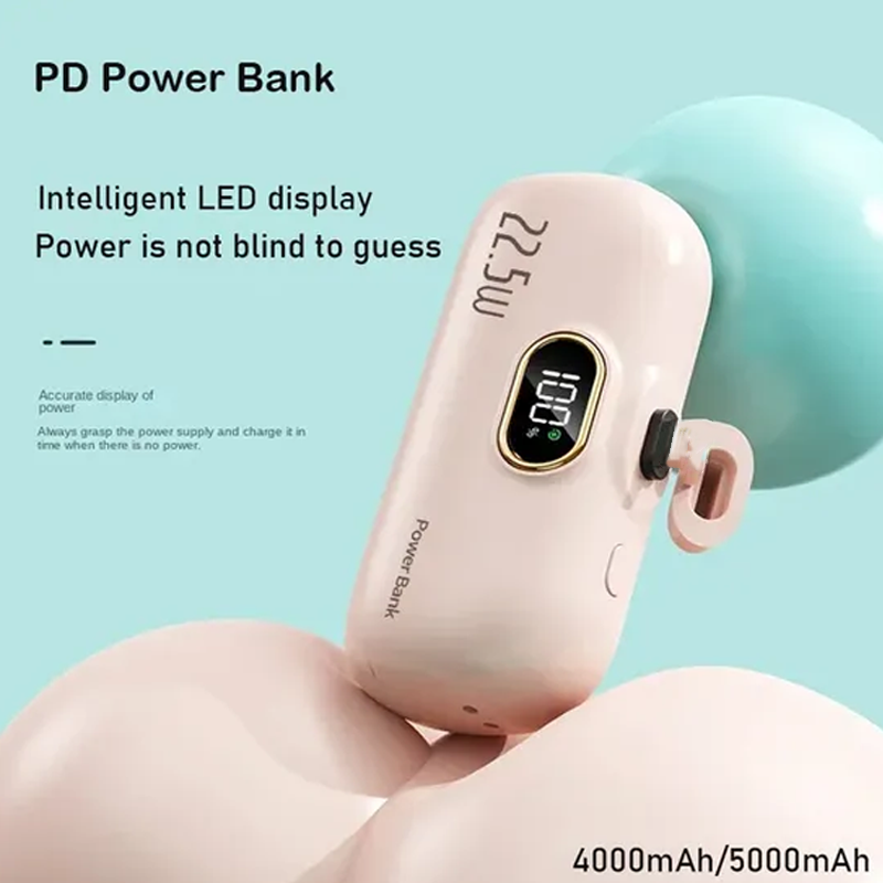 🔋Limited Time Offer ✨ 5000mAh Mini Portable Phone Power Bank