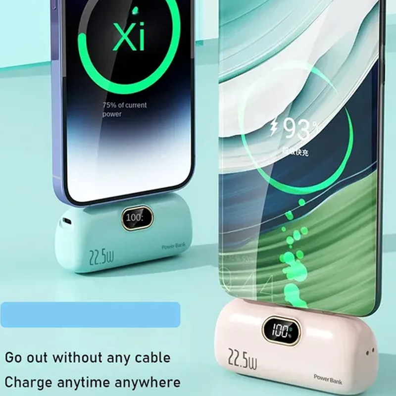 🔋Limited Time Offer ✨ 5000mAh Mini Portable Phone Power Bank