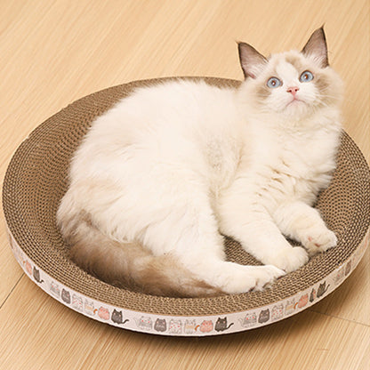 🎁💥Last day sale 50% OFF🐱 | Multi-Functional Bowl-Shaped Corrugated Cat Scratcher🐈