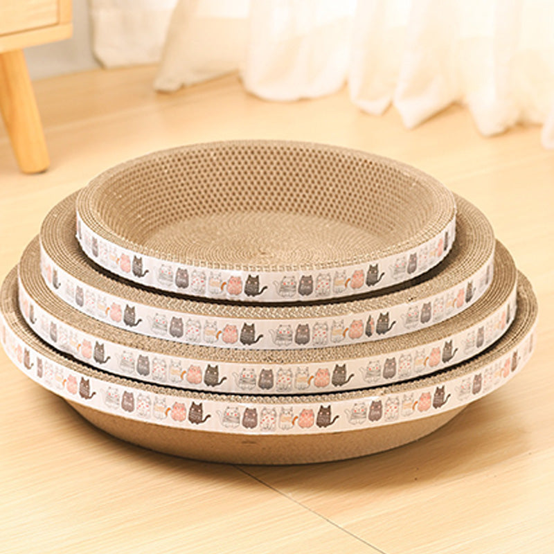🎁💥Last day sale 50% OFF🐱 | Multi-Functional Bowl-Shaped Corrugated Cat Scratcher🐈