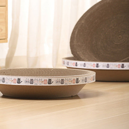 🎁💥Last day sale 50% OFF🐱 | Multi-Functional Bowl-Shaped Corrugated Cat Scratcher🐈