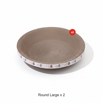 🎁💥Last day sale 50% OFF🐱 | Multi-Functional Bowl-Shaped Corrugated Cat Scratcher🐈