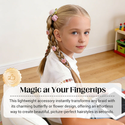 🥳2026 HOT SALE🥳💞50K+ SOLD!🌸🦋 Instantly Elevate Your Style. Elegant Hair Braid Clips – NOW 50% OFF! 💃💖