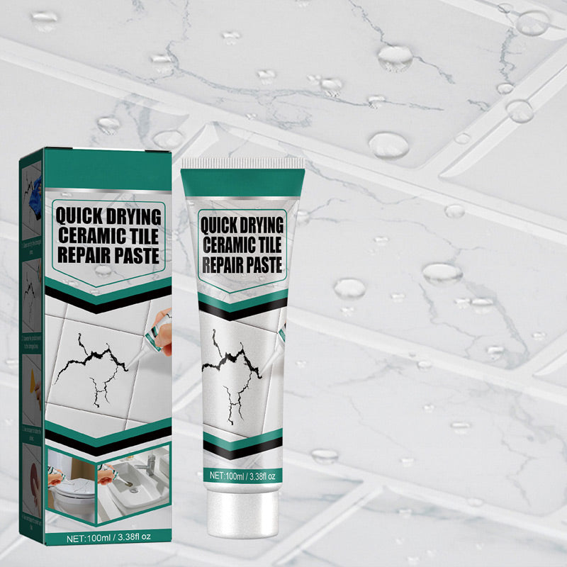 🥳2026 HOT SALE🥳💞50K+ SOLD!💧🛡️ 50% OFF! Tile Crack Repair Paste – Dries hard as iron, waterproof & mould‑proof. Invisible repair, no streaks. A handy fix for every home! 🌟🔧