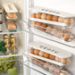 🥳2026 HOT SALE🥳💞50K+ SOLD! 🥚🌀 50% OFF! Double Auto Rolling Egg Organizer – 2‑layer side door storage, eggs automatically roll forward. No more forgotten eggs! 🧊✨