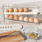 🥳2026 HOT SALE🥳💞50K+ SOLD! 🥚🌀 50% OFF! Double Auto Rolling Egg Organizer – 2‑layer side door storage, eggs automatically roll forward. No more forgotten eggs! 🧊✨