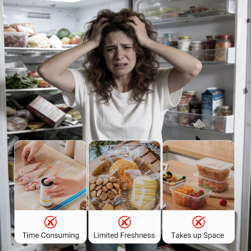 🥡Reusable Aluminum Foil Sealable Food Storage Bags 🔒✨ ♻️🛒