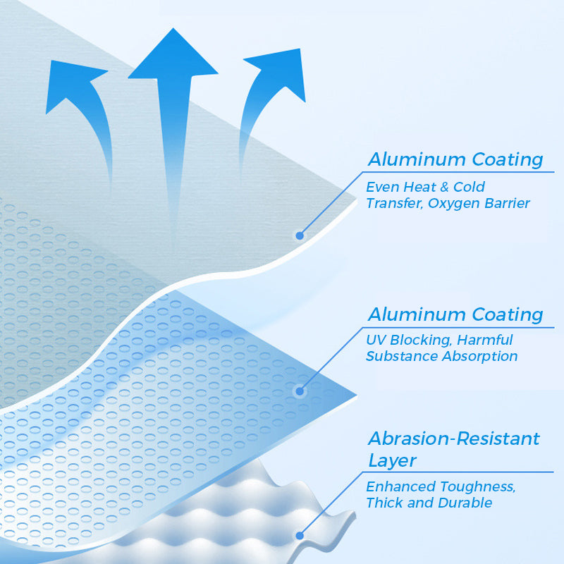 🥡Reusable Aluminum Foil Sealable Food Storage Bags 🔒✨ ♻️🛒