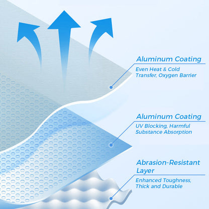 🥡Reusable Aluminum Foil Sealable Food Storage Bags 🔒✨ ♻️🛒