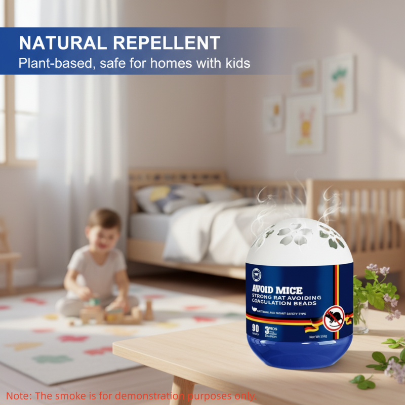🥳2026 HOT SALE🥳💞50K+ SOLD!🌿👶 50% OFF! Plant‑Based Mouse Repellent Gel – 90 days protection, safe for kids & pets. Mint & camphor scent drives rodents away. Just open & place! 🏡✨