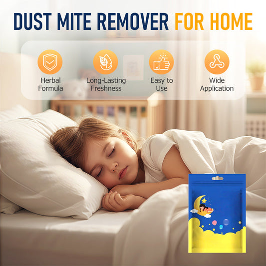 🥳2026 HOT SALE🥳💞50K+ SOLD! 🌿🏡 50% OFF! Dust Mite Remover – herbal plant-based, eliminates mites & allergens, long-lasting freshness. Easy to use under pillows, mattresses & sofas! 🦠✅