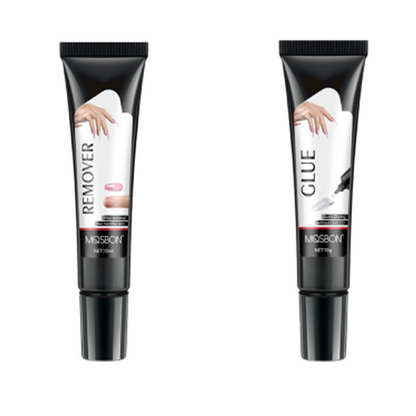💅🔥2025 HOT SALE🔥 Extra Strong Fast-Drying Semi-Solid Nail Glue & Remover Set