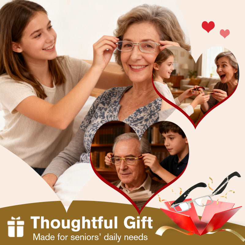 🥳2026 HOT SALE🥳💞50K+ SOLD!📱💻 Screen Time Comfort, Folds to Go! Anti-Blue Light Glasses with Case 50% OFF👁️🔬