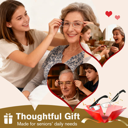 🥳2026 HOT SALE🥳💞50K+ SOLD!📱💻 Screen Time Comfort, Folds to Go! Anti-Blue Light Glasses with Case 50% OFF👁️🔬