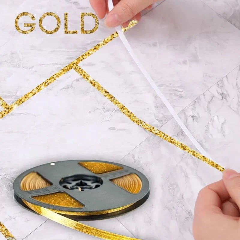 🥳2026 HOT SALE🥳💞50K+ SOLD!🧼💧 Buy More Get More Free + 50% OFF! Self‑Adhesive Caulk Tape – Waterproof, mildew‑proof & ultra stick. Covers existing caulk for a clean finish. DIY made easy. 🛁✨