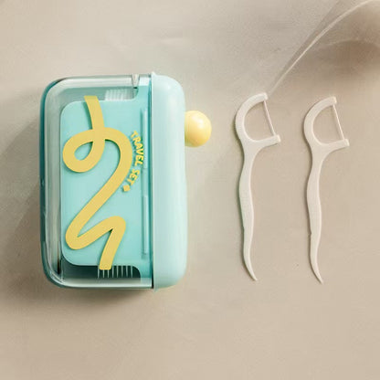 Automatic Pop-Up Dental Floss Storage Dispenser