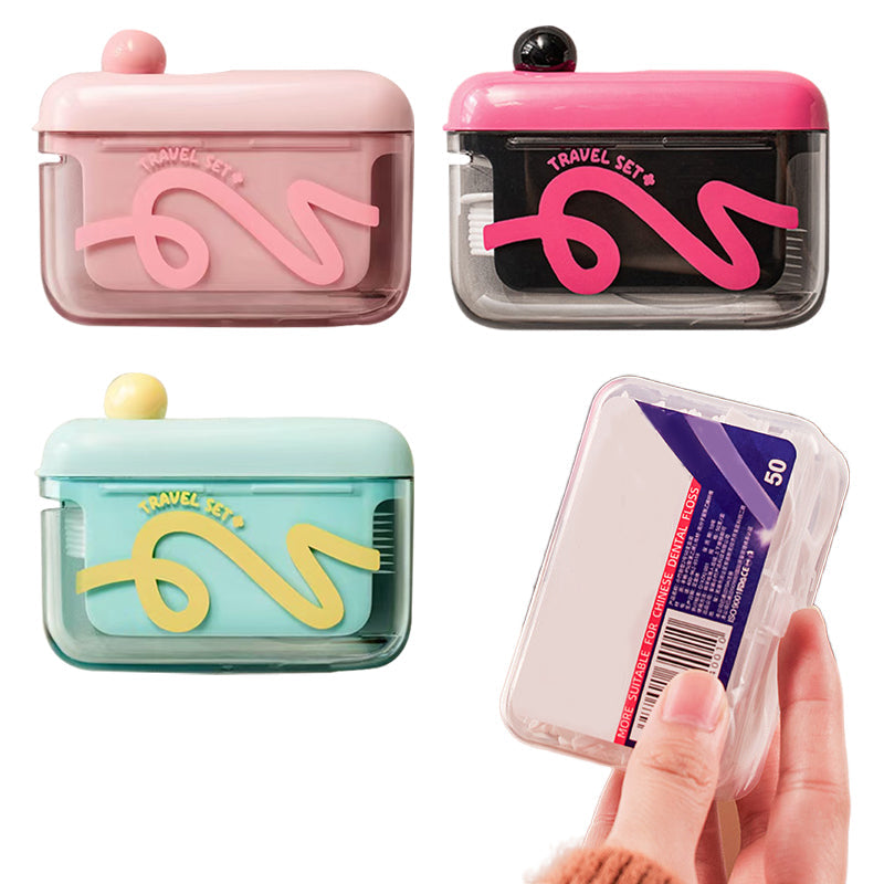 Automatic Pop-Up Dental Floss Storage Dispenser