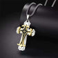 🥳2026 HOT SALE🥳💞50K+ SOLD!🎁✝️ FLASH SALE 50% OFF! Classic Two-Tone Cross Pendant. A refined statement of style & substance for the modern man. Bold design, enduring meaning. ⚖️💎