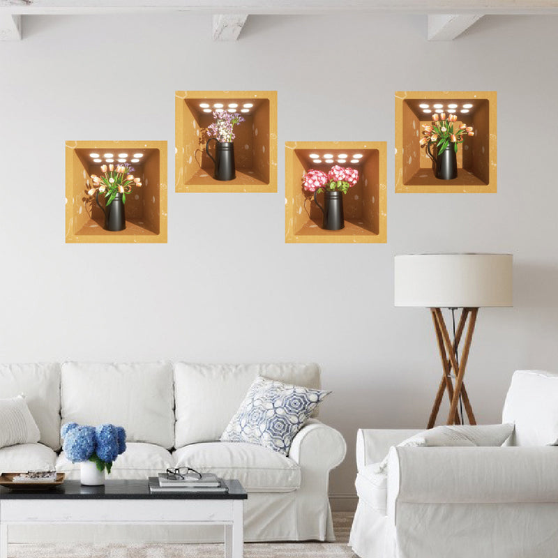 🌿🖼️ 2026 SALE | 50% OFF! Mini Gallery Wall Stickers - Potted Painting Decals