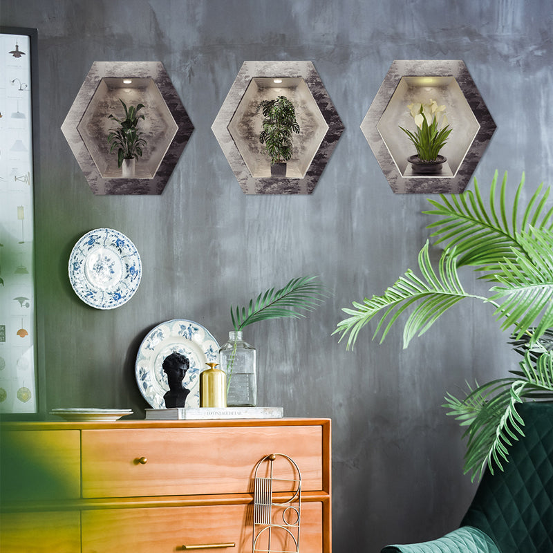 🌿🖼️ 2026 SALE | 50% OFF! Mini Gallery Wall Stickers - Potted Painting Decals
