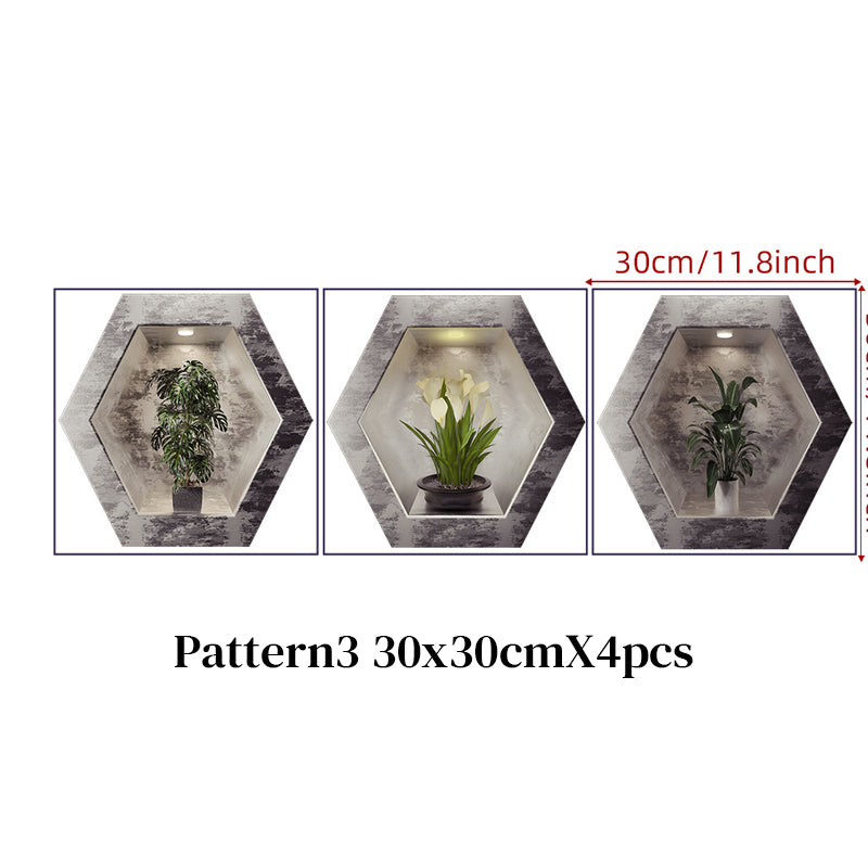 🌿🖼️ 2026 SALE | 50% OFF! Mini Gallery Wall Stickers - Potted Painting Decals