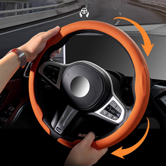 🚗👑 Upgrade Your Grip! Universal Non-Slip Steering Wheel Cover 50% OFF⚡️🌧️