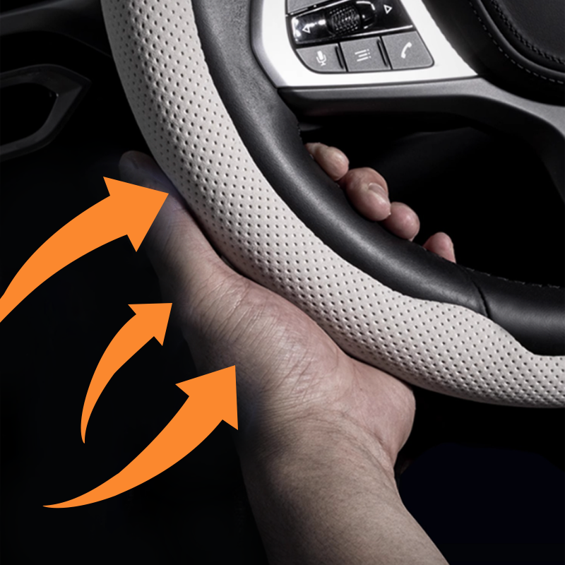 🚗👑 Upgrade Your Grip! Universal Non-Slip Steering Wheel Cover 50% OFF⚡️🌧️