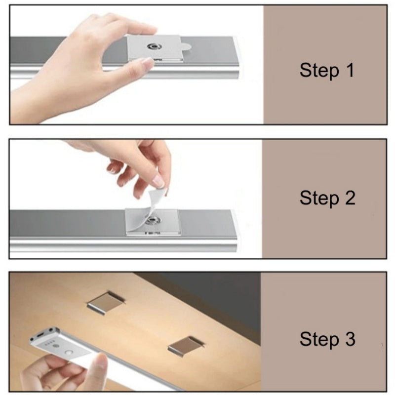 🥳2026 HOT SALE🥳💞50K+ SOLD!🧲💡 Lights Up Your Path, Knows When You‘re There. Magnetic Motion-Sensor Light Bar with Battery Display. 🚶‍♂️🔦