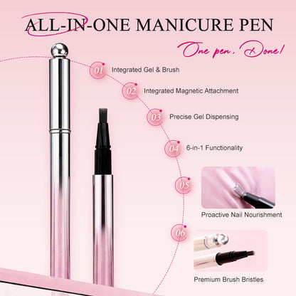 🥳2026 HOT SALE🥳💞50K+ SOLD!💝💫Hot Sale 50% OFF! All-in-One Cat Eye Nail Gel Pen – Get a hypnotic cat-eye effect in one stroke! Magnetic gel, lasting shine, salon magic at home. 🖤🌌