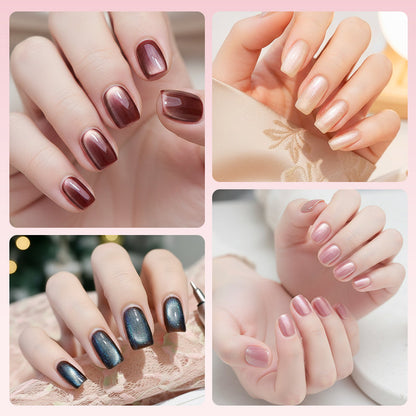 🥳2026 HOT SALE🥳💞50K+ SOLD!💝💫Hot Sale 50% OFF! All-in-One Cat Eye Nail Gel Pen – Get a hypnotic cat-eye effect in one stroke! Magnetic gel, lasting shine, salon magic at home. 🖤🌌