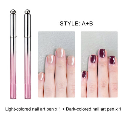 🥳2026 HOT SALE🥳💞50K+ SOLD!💝💫Hot Sale 50% OFF! All-in-One Cat Eye Nail Gel Pen – Get a hypnotic cat-eye effect in one stroke! Magnetic gel, lasting shine, salon magic at home. 🖤🌌