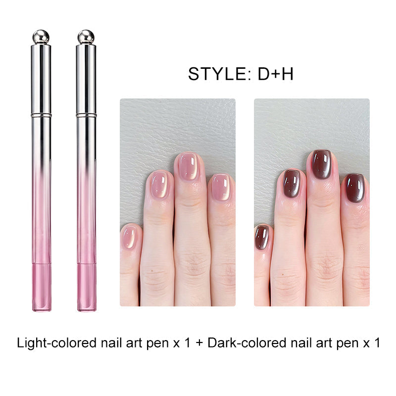 🥳2026 HOT SALE🥳💞50K+ SOLD!💝💫Hot Sale 50% OFF! All-in-One Cat Eye Nail Gel Pen – Get a hypnotic cat-eye effect in one stroke! Magnetic gel, lasting shine, salon magic at home. 🖤🌌
