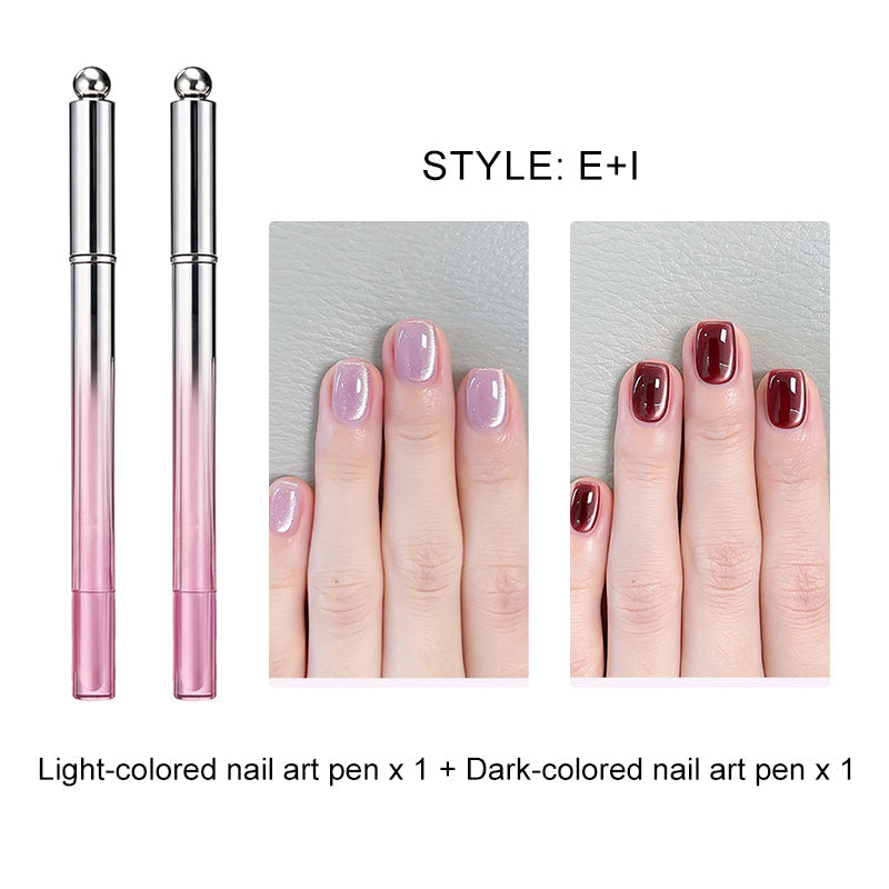 🥳2026 HOT SALE🥳💞50K+ SOLD!💝💫Hot Sale 50% OFF! All-in-One Cat Eye Nail Gel Pen – Get a hypnotic cat-eye effect in one stroke! Magnetic gel, lasting shine, salon magic at home. 🖤🌌